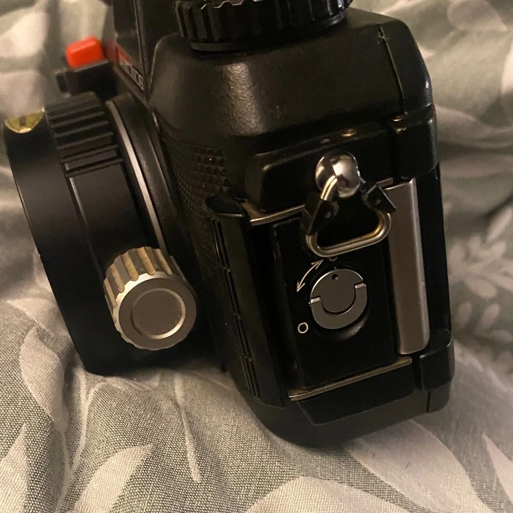 Nikon Black and Red Underwater Camera
